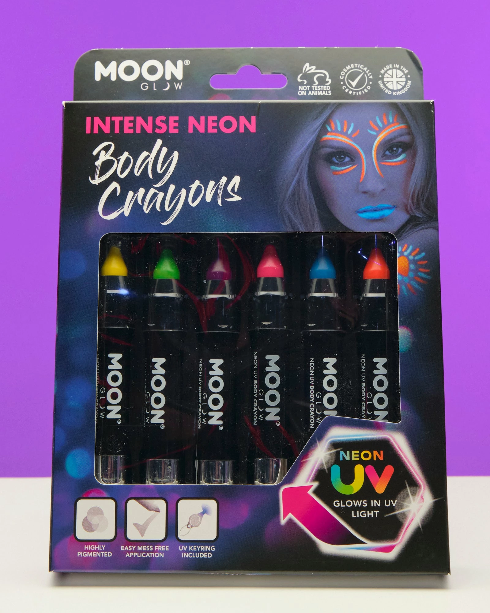 Camden Passage Inc (Package Of 6) Moon Radio Active Body Crayons 1 Camden Passage Inc (Package Of 6) Moon Radio Active Body Crayons