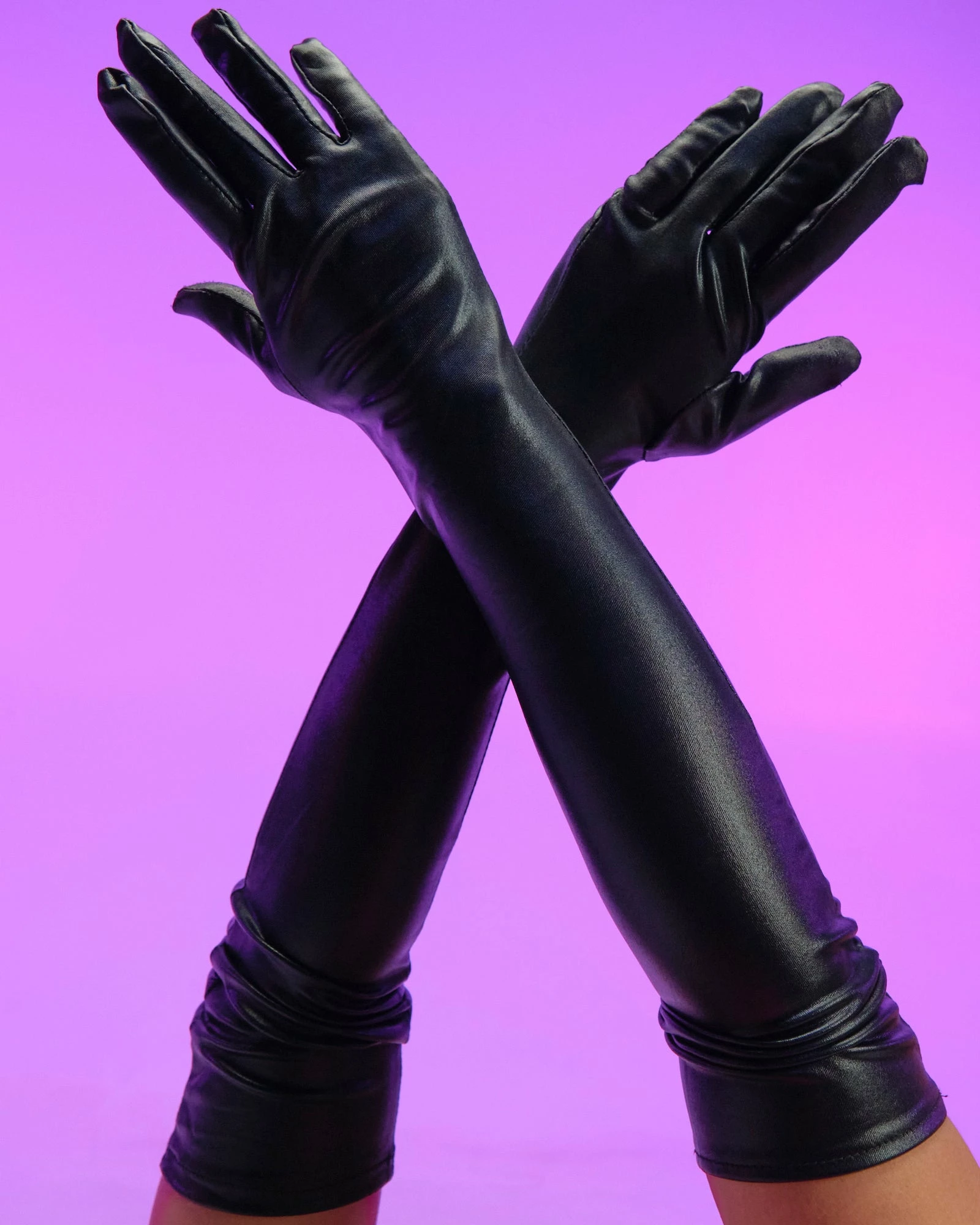 Leg Avenue Satin Elbow-Length Gloves 1 Leg Avenue Satin Elbow-Length Gloves