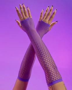 Leg Avenue Fishnet Fingerless Gloves -ravewonder shop RW 081222 62