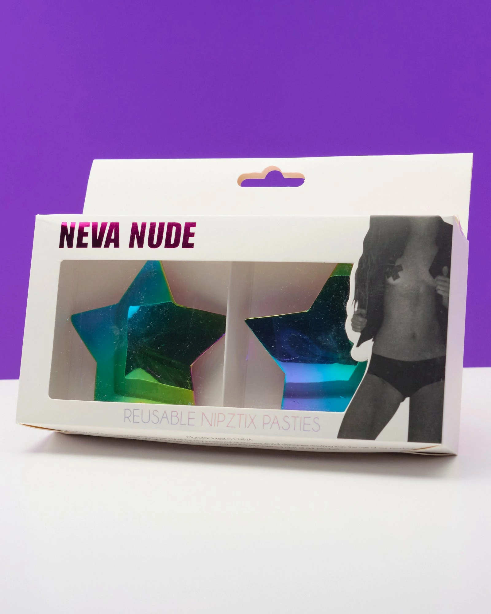 Neva Nude Chroma Star Reusable Metal Silicone Pasties 1 Neva Nude Chroma Star Reusable Metal Silicone Pasties