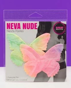 Neva Nude Rainbow Sherbet Butterfly Pasties