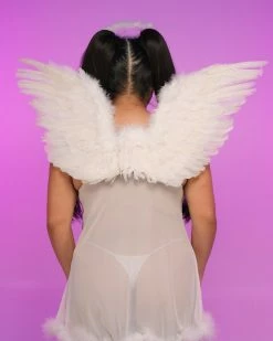 Leg Avenue White Wings & Halo Accessory Kit 6 Leg Avenue White Wings & Halo Accessory Kit -ravewonder shop RW 082422 162