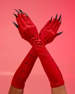 Leg Avenue Rhinestone Devil Claw Gloves