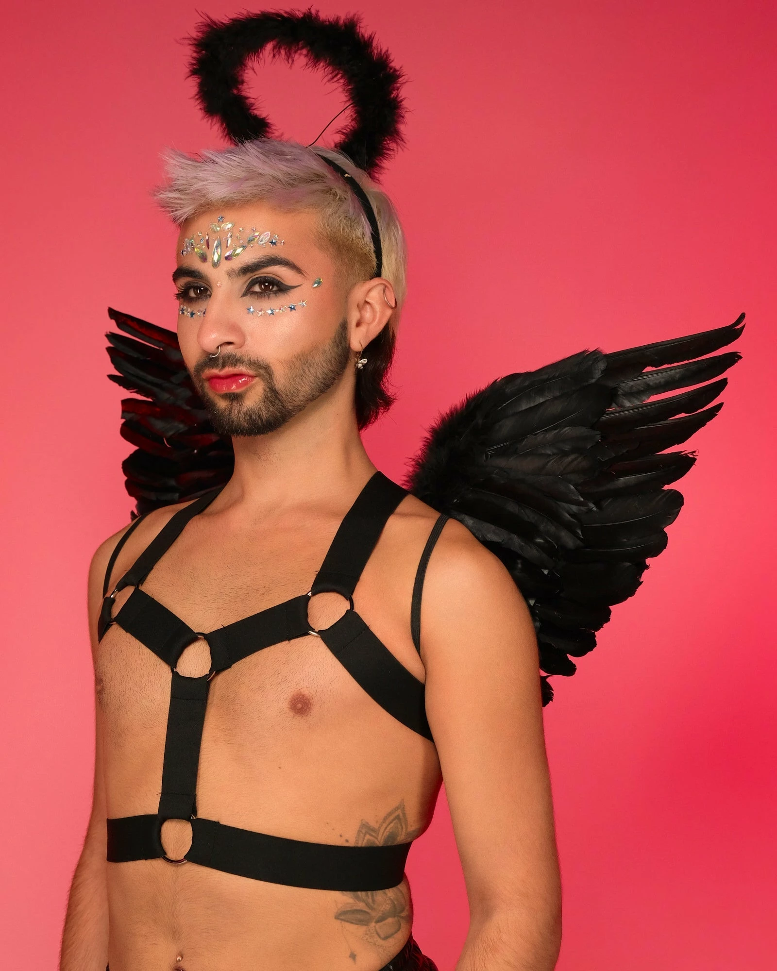 Leg Avenue Black Wings & Halo Accessory Kit 2 Leg Avenue Black Wings & Halo Accessory Kit - Image 2