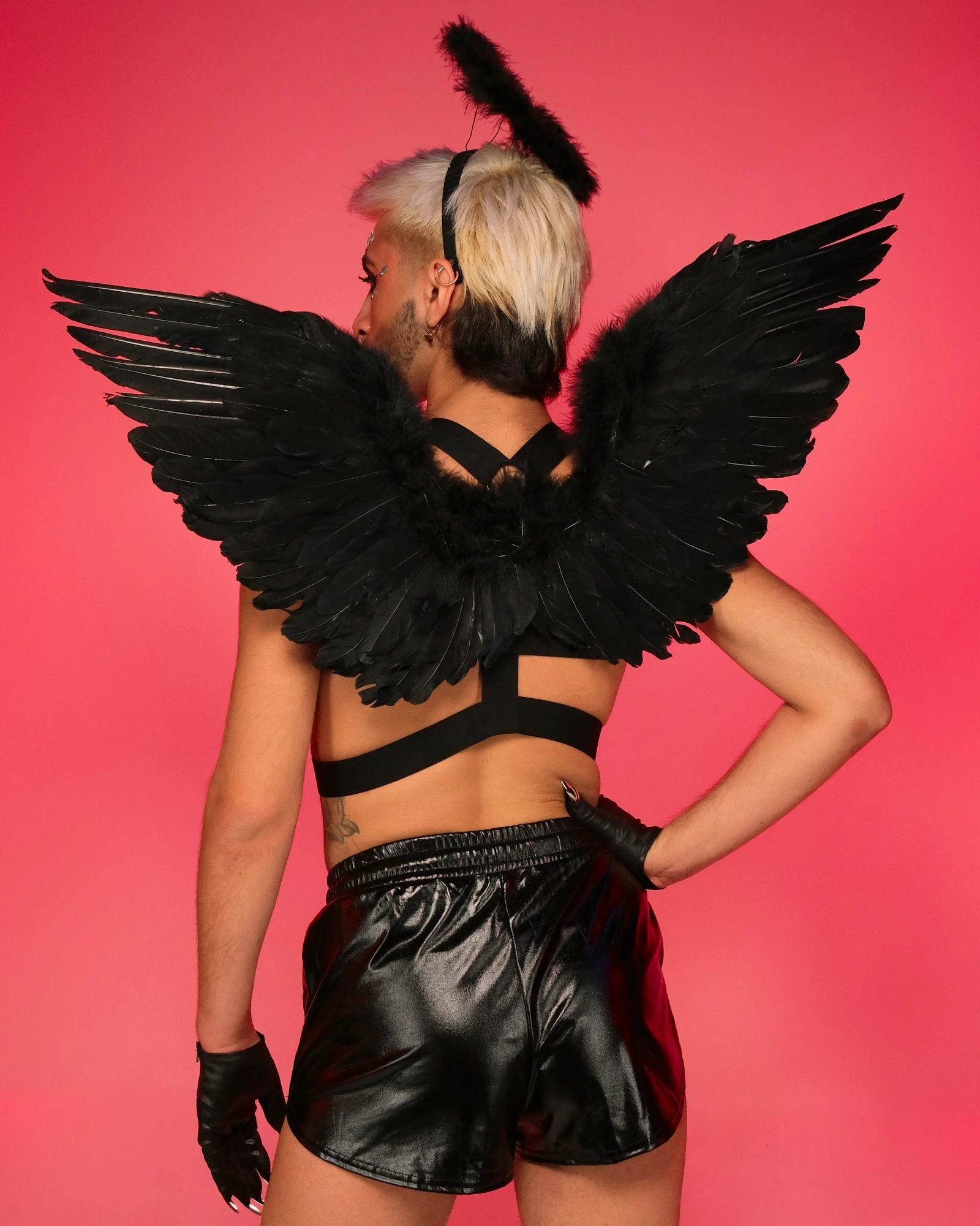 Leg Avenue Black Wings & Halo Accessory Kit 1 Leg Avenue Black Wings & Halo Accessory Kit