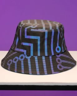 AE Geo Flash Reflective Bucket Hat 10 AE Geo Flash Reflective Bucket Hat -ravewonder shop RW 090622 132