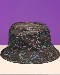 AE Electrified Flash Reflective Bucket Hat 10 AE Electrified Flash Reflective Bucket Hat -ravewonder shop RW 090622 139