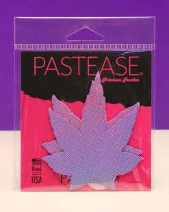Pastease Holographic Indica Weed Marijuana Leaf Nipple Pasties