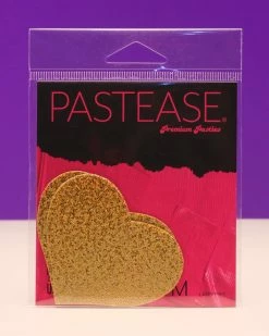 Pastease Heart Solid Glitter Nipple Pasties