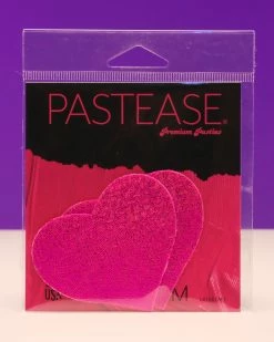 Pastease Heart Solid Glitter Nipple Pasties -ravewonder shop RW 090622 53