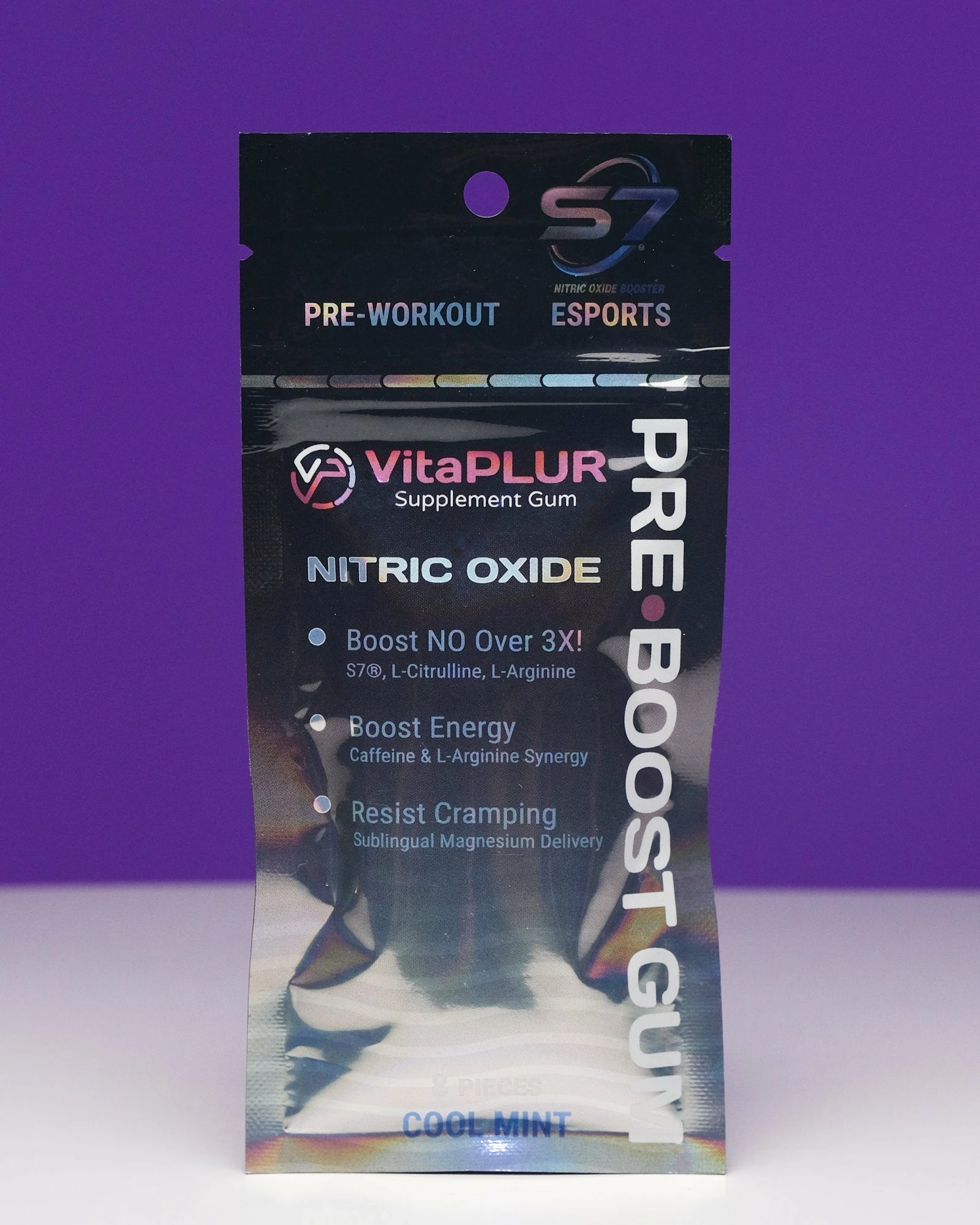 VitaPLUR Cool Mint E-Boost Gum 1 VitaPLUR Cool Mint E-Boost Gum