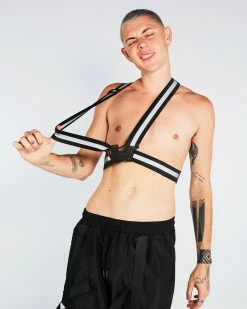 AE Danger Zone Neon Reflective Buckle Vest -ravewonder shop RW 093022 3256