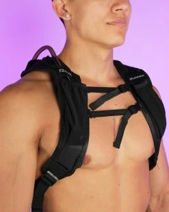 GENZ Gen Z Black Hydration Backpack -ravewonder shop RW 093022 777