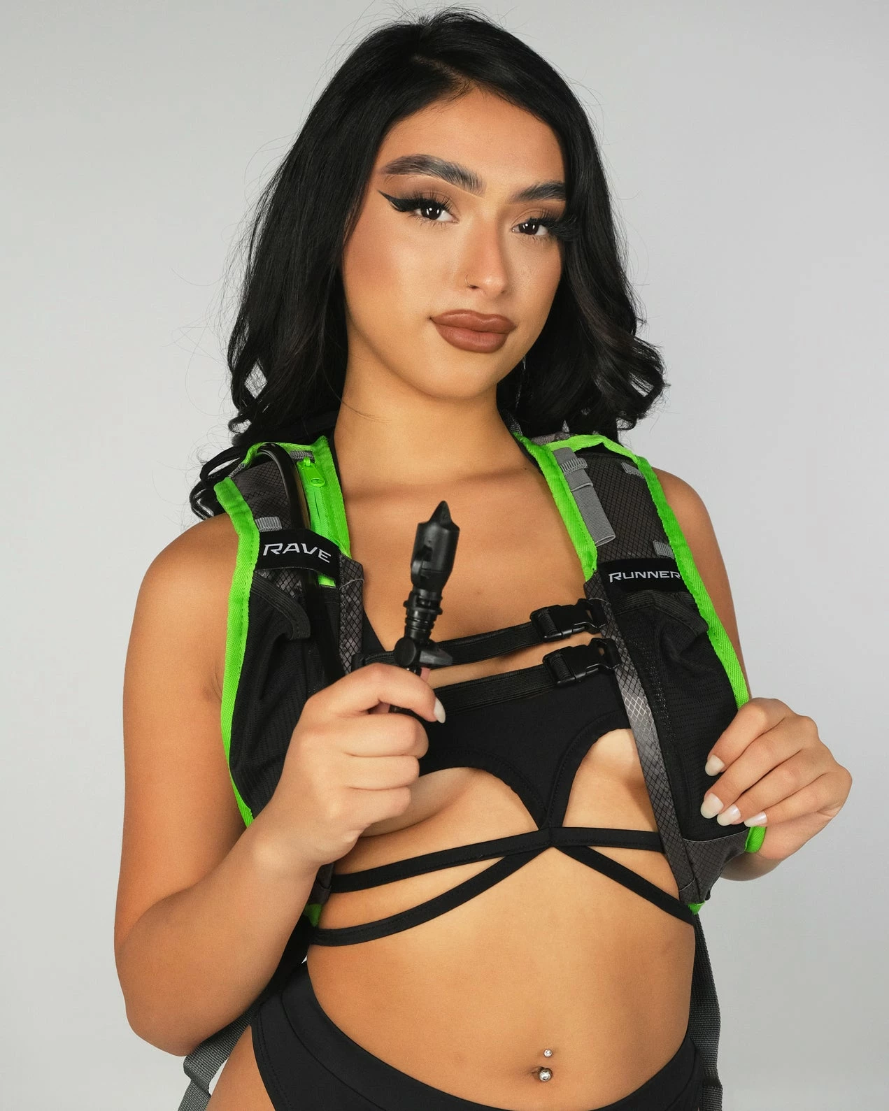 GENZ Gen Z Radiant Neon Gunmetal Backpack 4 GENZ Gen Z Radiant Neon Gunmetal Backpack - Image 2