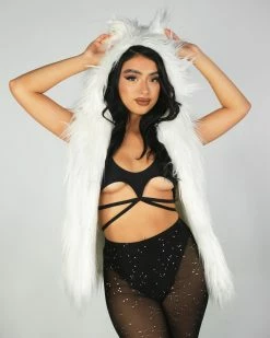 AE Multi-Color LED Faux Fur Vest 16 AE Multi-Color LED Faux Fur Vest -ravewonder shop RW 111722 866