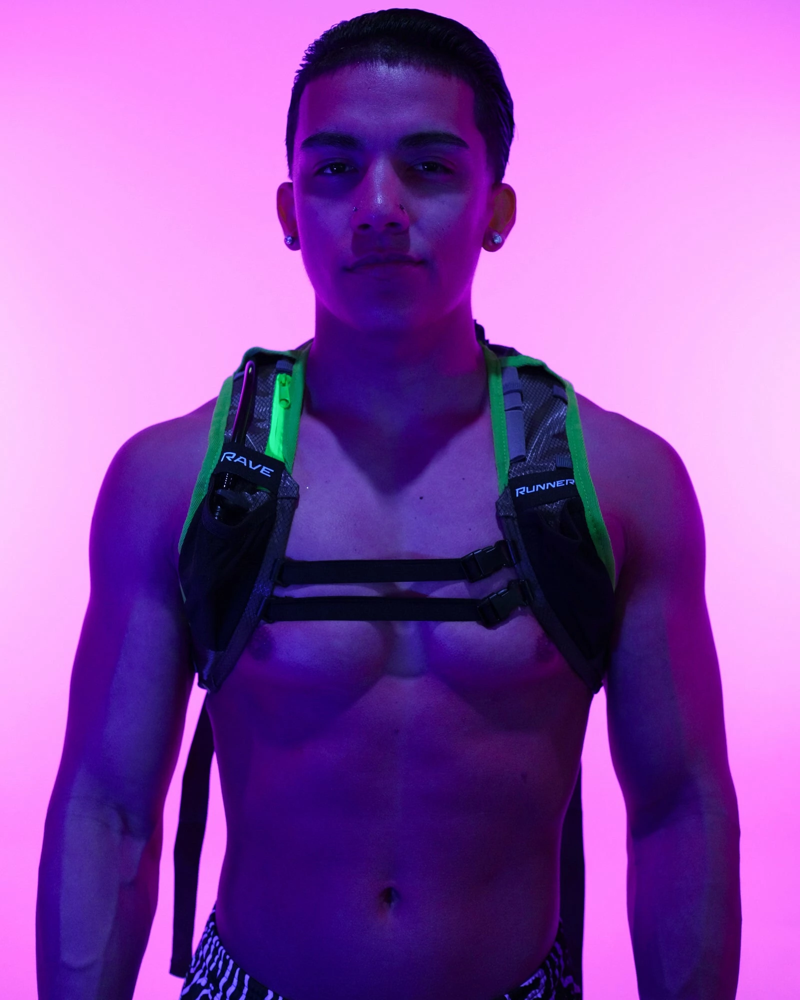 GENZ Gen Z Radiant Neon Gunmetal Backpack 6 GENZ Gen Z Radiant Neon Gunmetal Backpack - Image 4