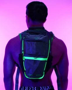 GENZ Gen Z Radiant Neon Gunmetal Backpack 15 GENZ Gen Z Radiant Neon Gunmetal Backpack -ravewonder shop RW 120822 57