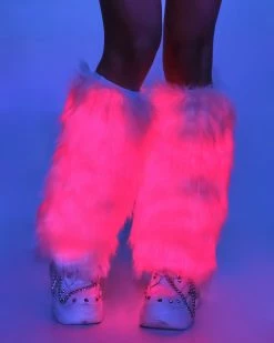 AE Light Up White Fluffies 26 AE Light Up White Fluffies -ravewonder shop RW 121322 340