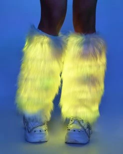 AE Light Up White Fluffies 31 AE Light Up White Fluffies -ravewonder shop RW 121322 346