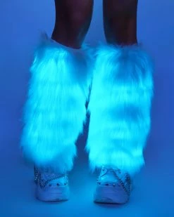 AE Light Up White Fluffies 38 AE Light Up White Fluffies -ravewonder shop RW 121322 358