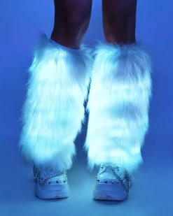 AE Light Up White Fluffies 43 AE Light Up White Fluffies -ravewonder shop RW 121322 369