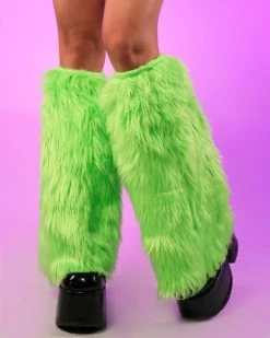 Music Legs Solid Fluffy Leg Warmers