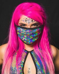 Elizabeth Galactic Prism Face Mask 7 Elizabeth Galactic Prism Face Mask -ravewonder shop Rave Wonderland Drip Studios 080719 765