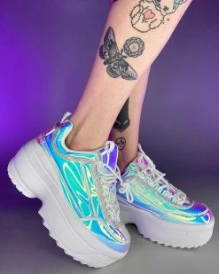 ravewonder shop 40 Berness Shoes Hologram Walkin' On A Dream Sneakers