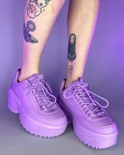Berness Shoes Purple Walkin' On A Dream Sneakers -ravewonder shop S2 c52940d7 2ab8 4771 bd28 89da9bb0bd90