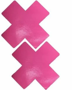 Neva Nude Strawberry Vinyl Pink X Factor Blacklight Reactive Pasties -ravewonder shop Strawberry 2