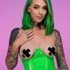 Daisy's Corsets Acid Green Patent Waist Cincher