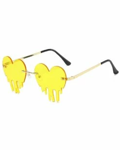 AE Heart Drip Sunglasses -ravewonder shop YELLOW 16b482ab e437 409e 81c6 3a0aeee984dc