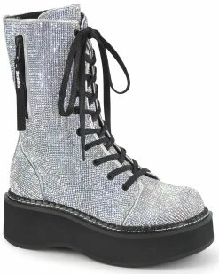 Pleasers Demonia Emily Rhinestone Combat Boots 15 Pleasers Demonia Emily Rhinestone Combat Boots -ravewonder shop emily 362 svlrs