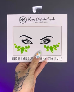 Uniflying Kiwi QT Face Jewel