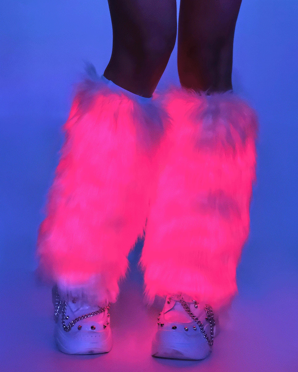 AE Light Up White Fluffies 2 AE Light Up White Fluffies - Image 2