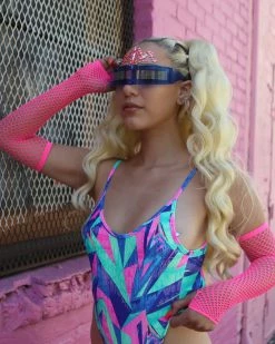 Leg Avenue Fishnet Fingerless Gloves -ravewonder shop gloves