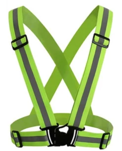 AE Danger Zone Neon Reflective Buckle Vest -ravewonder shop green