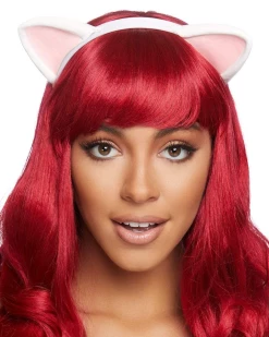 Leg Avenue Latex Kitty Ear Headband -ravewonder shop kitty