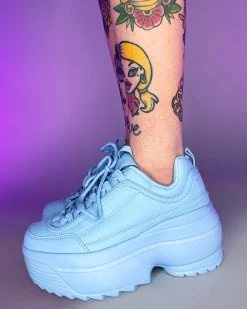 Berness Shoes Blue Walkin' On A Dream Sneakers -ravewonder shop p22 8c88ec2e 63b1 4a6f b058 effdad9653cf
