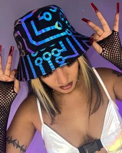 AE Geo Flash Reflective Bucket Hat
