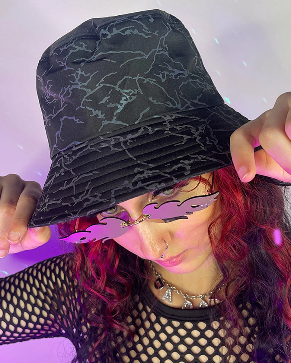 AE Electrified Flash Reflective Bucket Hat 8 AE Electrified Flash Reflective Bucket Hat - Image 6