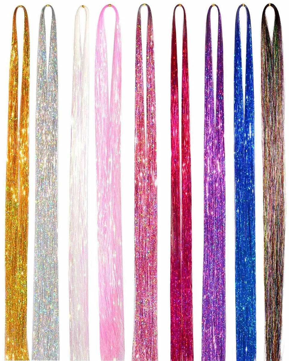 AE Sparkle Tinsel Hair Extensions 2 AE Sparkle Tinsel Hair Extensions - Image 2