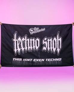 Jarmoo Techno Snob This Isn't Even Techno 3x5 Ft Flag